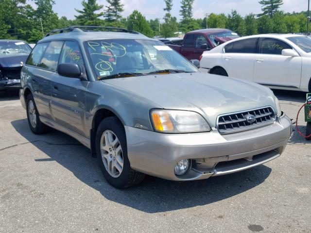 4S3BH675747611369 - 2004 SUBARU LEGACY OUT GREEN photo 1