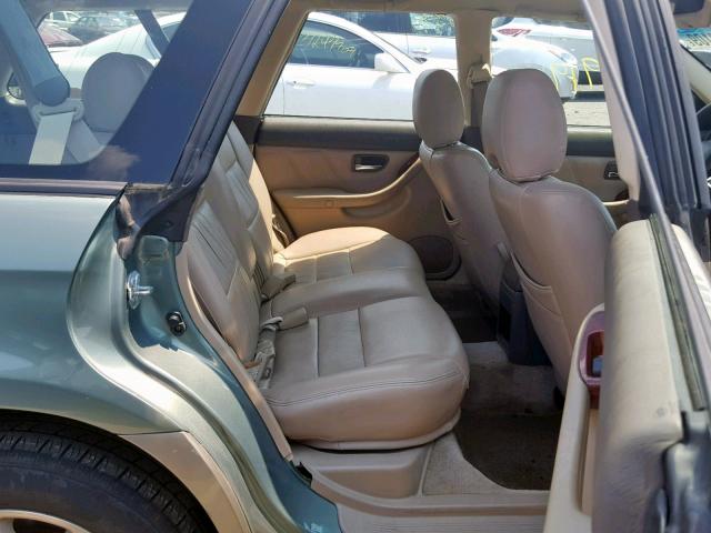 4S3BH675747611369 - 2004 SUBARU LEGACY OUT GREEN photo 6