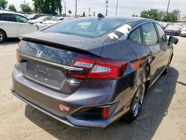 JHMZC5F32JC004918 - 2018 HONDA CLARITY TO GRAY photo 4