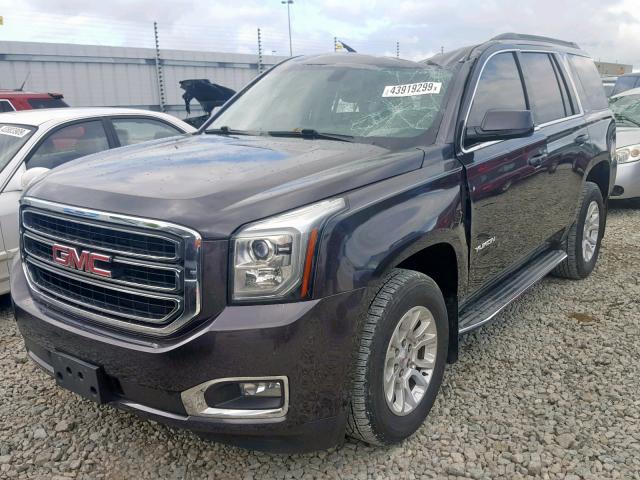 1GKS2AKC5FR245076 - 2015 GMC YUKON SLE BLACK photo 2