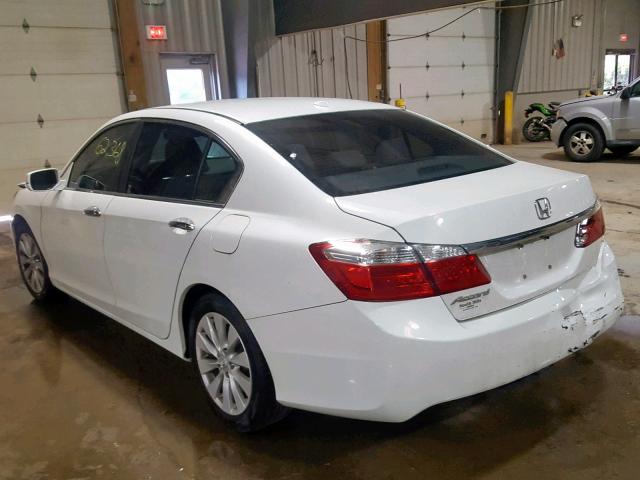 1HGCR2F87EA300536 - 2014 HONDA ACCORD EXL WHITE photo 3