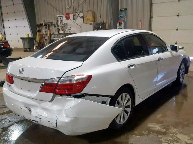 1HGCR2F87EA300536 - 2014 HONDA ACCORD EXL WHITE photo 4