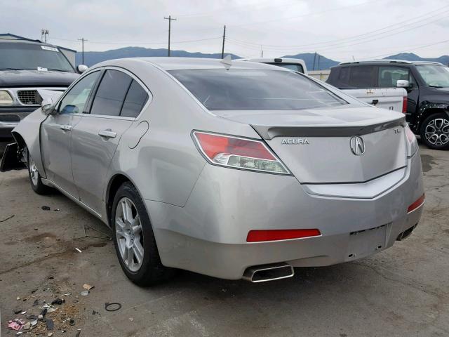 19UUA86599A010003 - 2009 ACURA TL SILVER photo 3