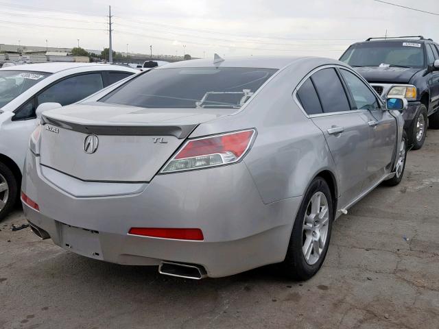 19UUA86599A010003 - 2009 ACURA TL SILVER photo 4