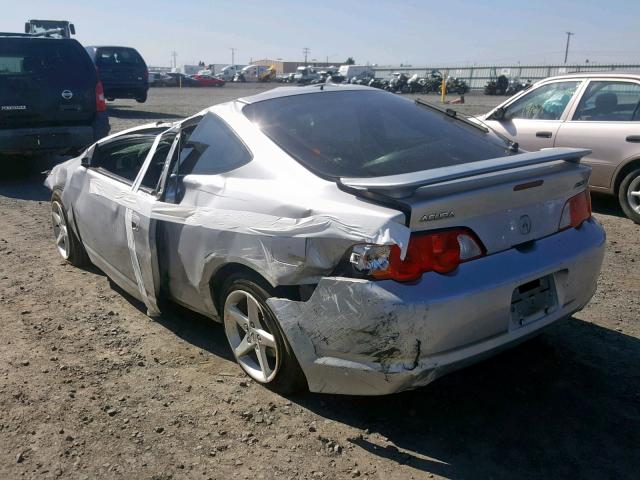 JH4DC53073C006350 - 2003 ACURA RSX TYPE-S SILVER photo 3