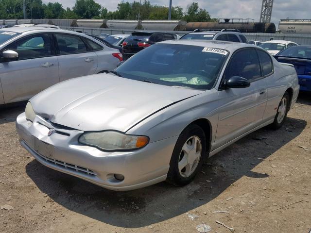 2G1WX12KX49386733 - 2004 CHEVROLET MONTE CARL 银色 照片 2