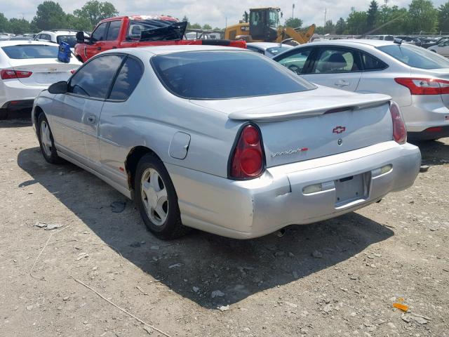 2G1WX12KX49386733 - 2004 CHEVROLET MONTE CARL 银色 照片 3
