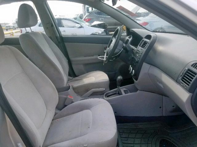 KNAFE221595627738 - 2009 KIA SPECTRA EX SILVER photo 5