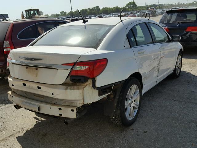 1C3CCBBG2CN131422 - 2012 CHRYSLER 200 TOURIN WHITE photo 4