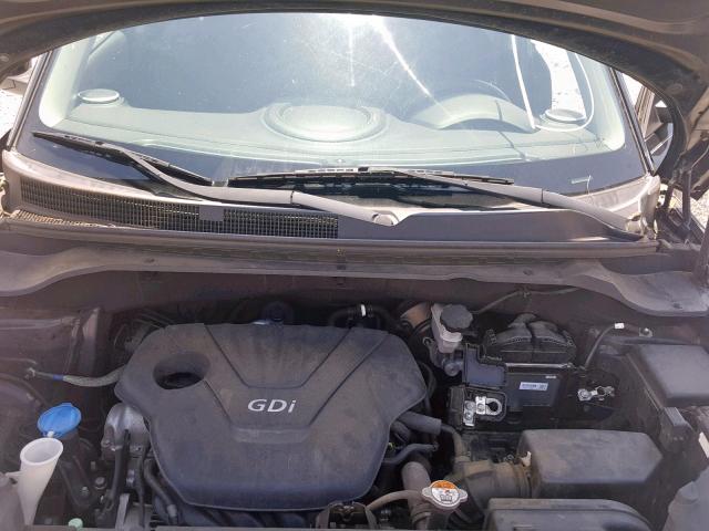 KNDJN2A25E7058959 - 2014 KIA SOUL BLACK photo 7