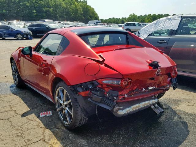 JM1NDAM76H0100252 - 2017 MAZDA MX-5 MIATA RED photo 3