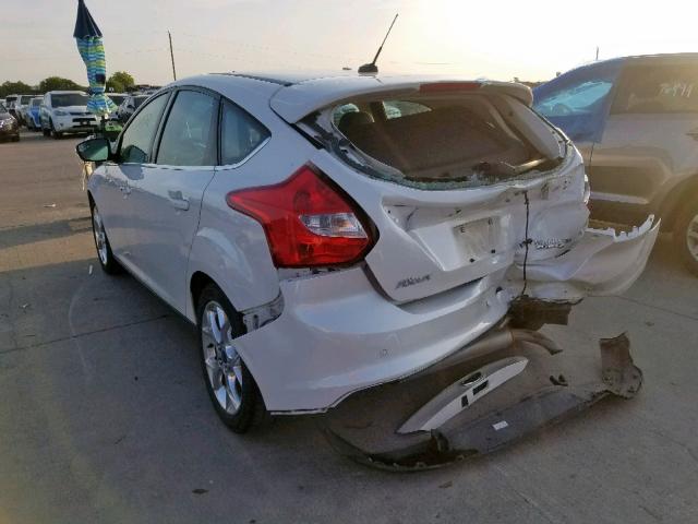 1FADP3N26EL117375 - 2014 FORD FOCUS TITA WHITE photo 3