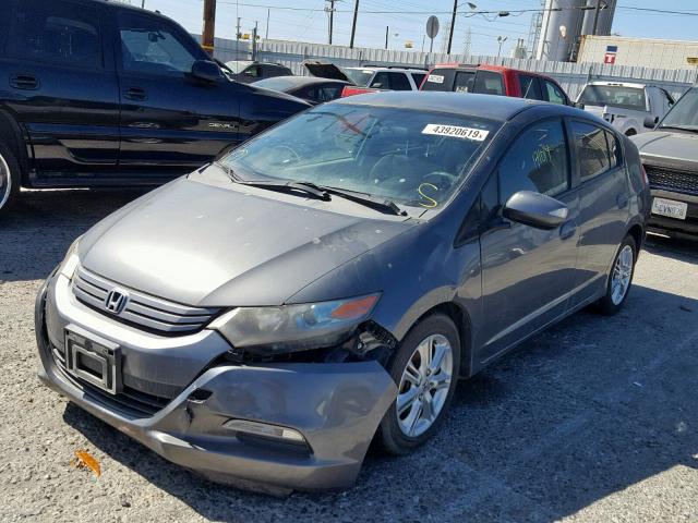 JHMZE2H78AS038179 - 2010 HONDA INSIGHT EX GRAY photo 2