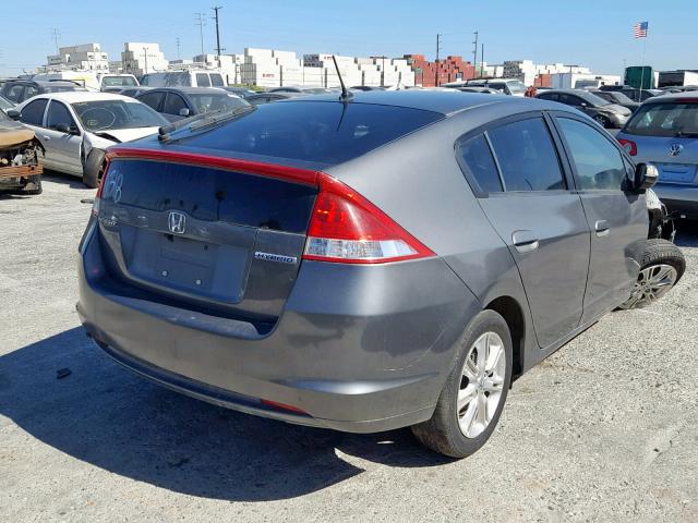 JHMZE2H78AS038179 - 2010 HONDA INSIGHT EX GRAY photo 4