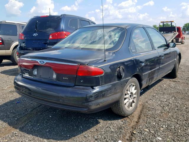 1FAFP66L3WK309538 - 1998 FORD CONTOUR LX BLACK photo 4