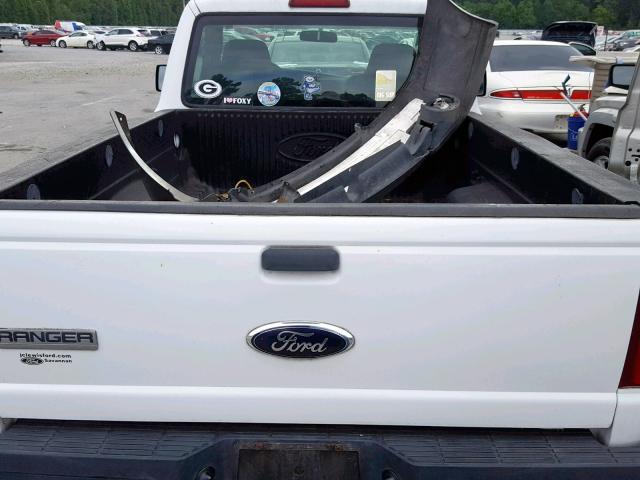 1FTYR10D17PA18154 - 2007 FORD RANGER WHITE photo 6