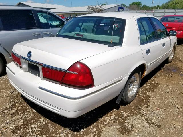 2MEFM75W0WX625611 - 1998 MERCURY GRAND MARQ WHITE photo 4