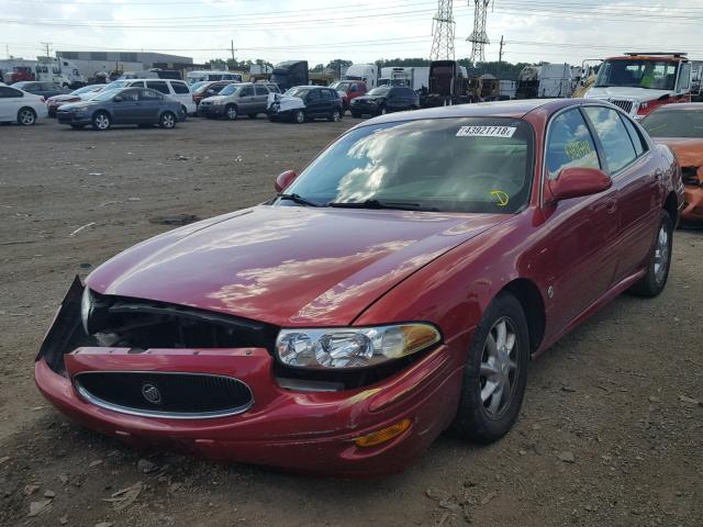 1G4HR54K63U234105 - 2003 BUICK LESABRE LI BURGUNDY photo 2