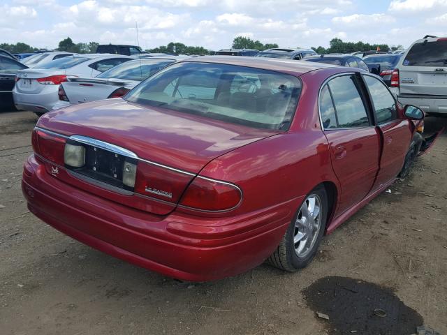 1G4HR54K63U234105 - 2003 BUICK LESABRE LI BURGUNDY photo 4