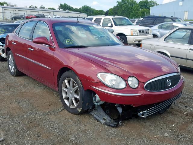 2G4WE537251205165 - 2005 BUICK LACROSSE C RED photo 1