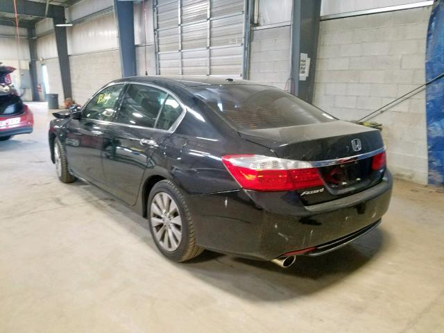 1HGCR3F83FA010446 - 2015 HONDA ACCORD EXL BLACK photo 3