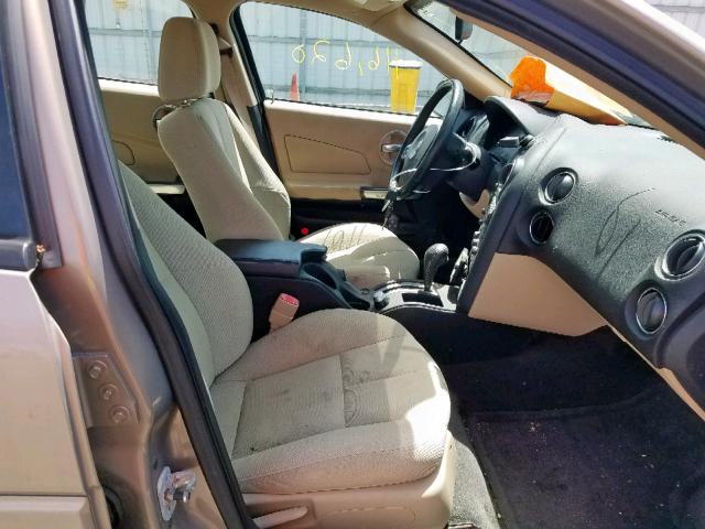 2G2WP552671153014 - 2007 PONTIAC GRAND PRIX GOLD photo 5