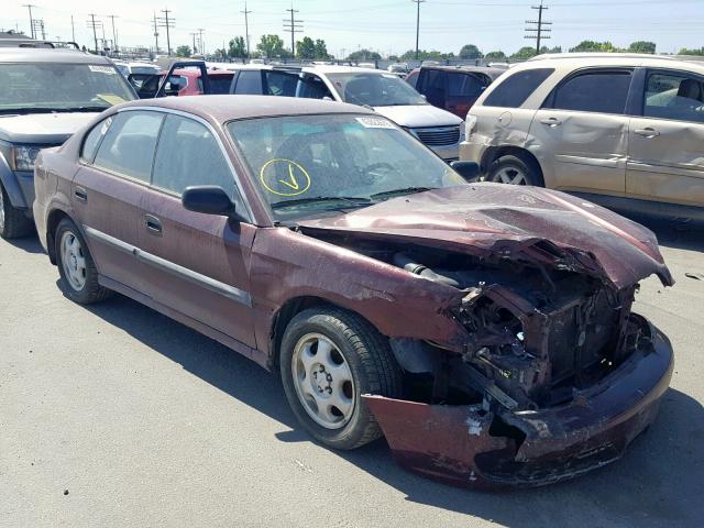 4S3BE6352Y7206640 - 2000 SUBARU LEGACY L MAROON photo 1