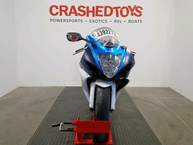 JS1GR7MA5B2101570 - 2011 SUZUKI GSX750 BLUE photo 2