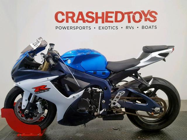 JS1GR7MA5B2101570 - 2011 SUZUKI GSX750 BLUE photo 3