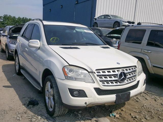 4JGBB86E19A526340 - 2009 MERCEDES-BENZ ML 350 WHITE photo 1