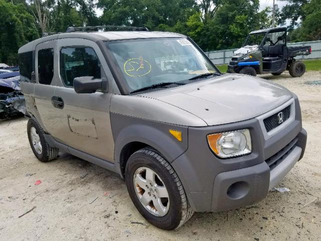 5J6YH186X4L010835 - 2004 HONDA ELEMENT EX SILVER photo 1