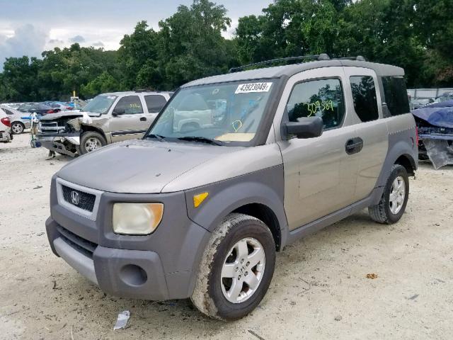 5J6YH186X4L010835 - 2004 HONDA ELEMENT EX SILVER photo 2