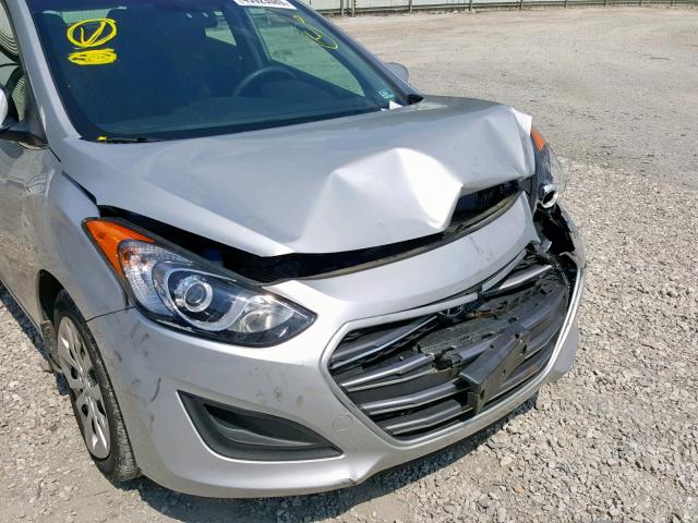 KMHD35LH6GU274776 - 2016 HYUNDAI ELANTRA GT SILVER photo 9