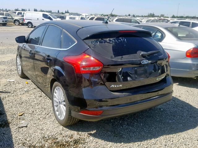 1FADP3R40HL314901 - 2017 FORD FOCUS BEV BLACK photo 3