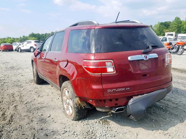 5GZER33718J257713 - 2008 SATURN OUTLOOK XR RED photo 3