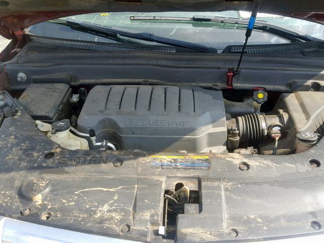 5GZER33718J257713 - 2008 SATURN OUTLOOK XR წითელი ფოტო 7