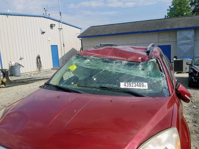 5GZER33718J257713 - 2008 SATURN OUTLOOK XR წითელი ფოტო 9