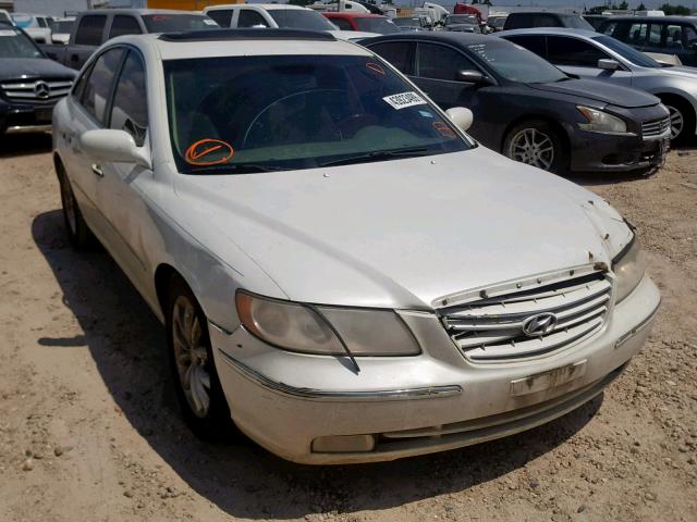 KMHFC46FX6A101338 - 2006 HYUNDAI AZERA SE WHITE photo 1