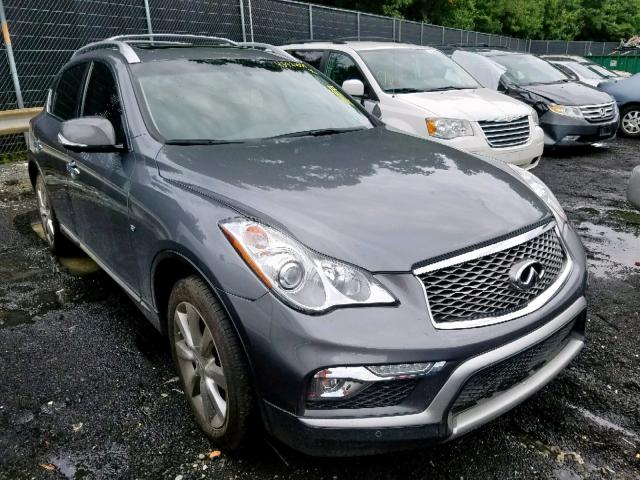 JN1BJ0RR7HM400524 - 2017 INFINITI QX50 GRAY photo 1