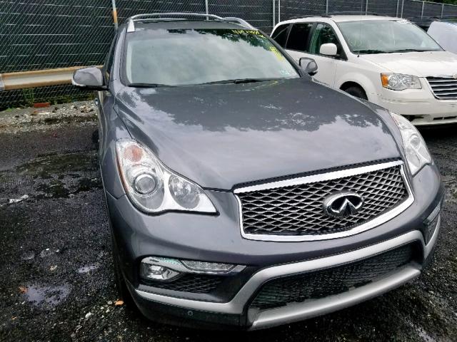 JN1BJ0RR7HM400524 - 2017 INFINITI QX50 GRAY photo 9