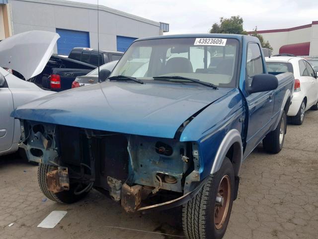 1FTCR11XXRUE84155 - 1994 FORD RANGER GREEN photo 2