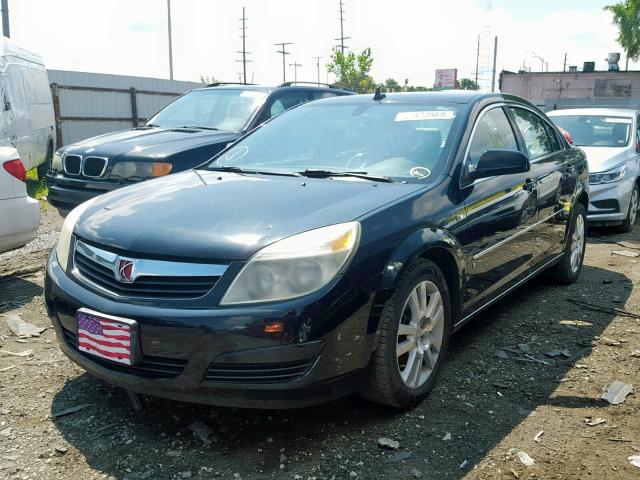 1G8ZS57N67F283151 - 2007 SATURN AURA XE BLACK photo 2