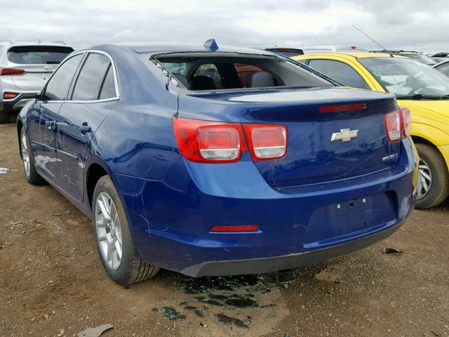 1G11C5SAXDU135976 - 2013 CHEVROLET MALIBU 1LT BLUE photo 3