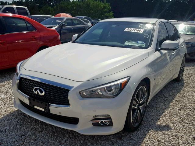 JN1BV7AP5EM692841 - 2014 INFINITI Q50 BASE WHITE photo 2