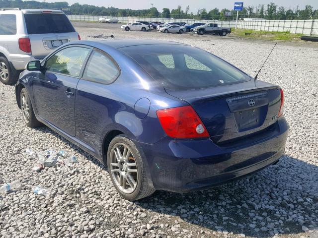 JTKDE167360090694 - 2006 TOYOTA SCION TC ლურჯი ფოტო 3