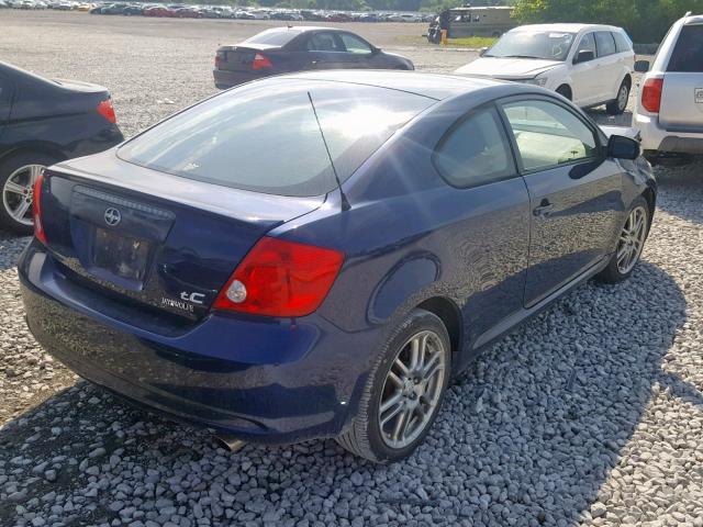 JTKDE167360090694 - 2006 TOYOTA SCION TC ლურჯი ფოტო 4
