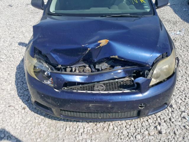 JTKDE167360090694 - 2006 TOYOTA SCION TC ლურჯი ფოტო 7