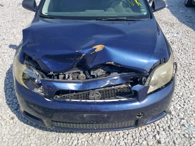 JTKDE167360090694 - 2006 TOYOTA SCION TC ლურჯი ფოტო 9