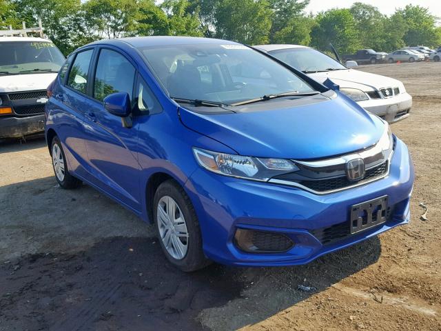 3HGGK5H53JM731740 - 2018 HONDA FIT LX BLUE photo 1