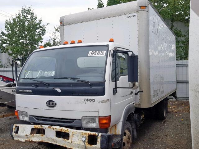 JNAUZ51J25A550218 - 2005 NISSAN DIESEL UD1400 WHITE photo 2